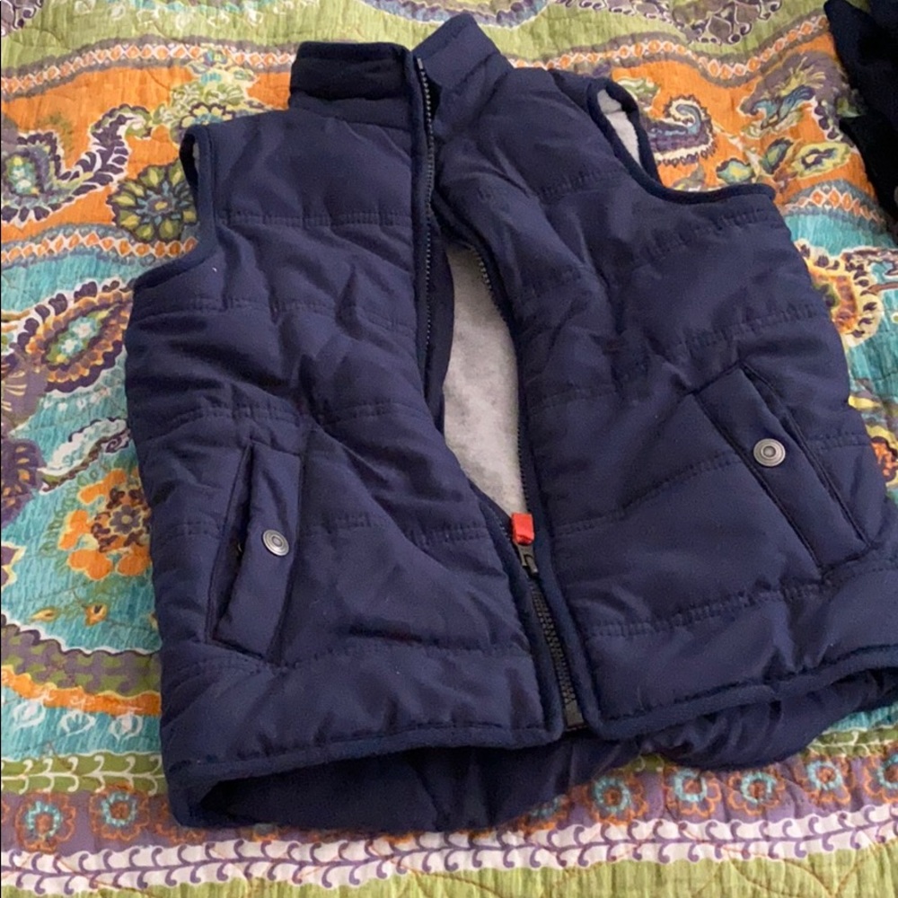 Boys Thick Fleece Puffer Vest